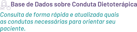 BASE DE DADOS SOBRE CONSULTA DIETOTERÁPICA